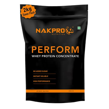 Nakpro Perform Whey Protein Concentrate, 2.2 lb Cookies & Cream (Pack of 2)