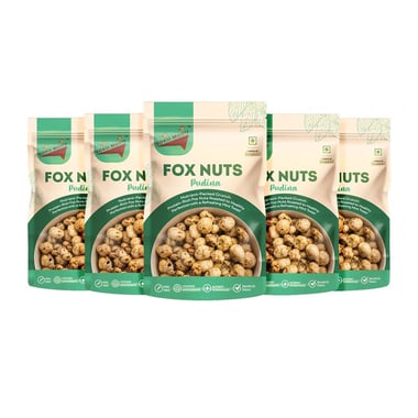 TOKU MOKU Roasted Makhana,  Pudina (Pack of 5)  55 g 