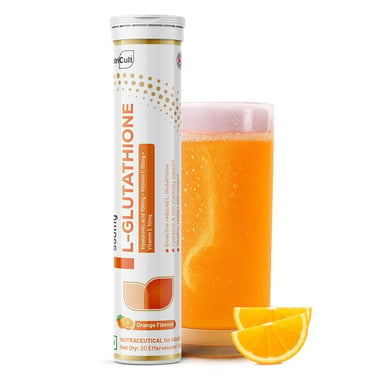 NutriCult L-Glutathione 550mg Effervescent, Orange 20 tablet(s)