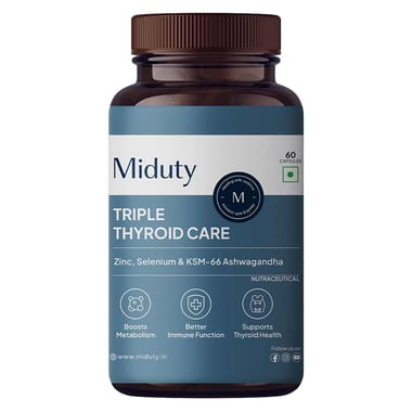 Miduty Triple Thyroid Care,  60 capsules 