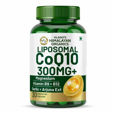 Vlado's Himalayan Organics Liposomal CoQ10 300MG+,  30 veggie capsule(s) 