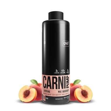 QNT Carnipump Ripping Pre-workout, 500 ml Peach