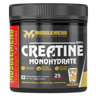 Musclemend 100% Creatine Monohydrate, Orange 0.22 lb