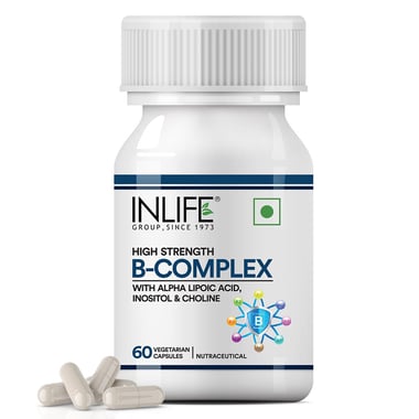 INLIFE High Strength B-Complex, 60 veggie capsule(s) Unflavoured