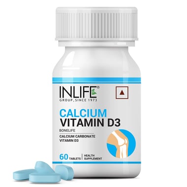 INLIFE Calcium+VD3, Unflavoured 60 tablet(s)