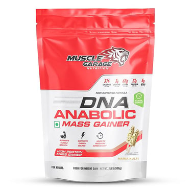 Muscle Garage DNA Anabolic Mass Gainer,  2 lb  Mawa Kulfi 