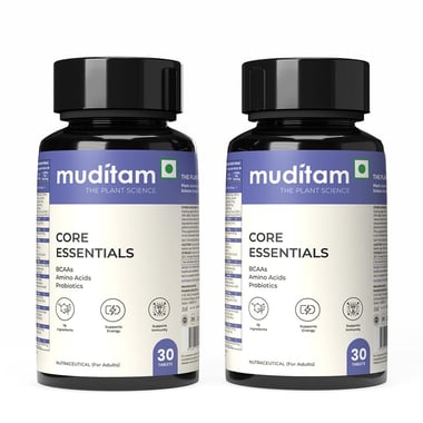Muditam Core Essentials, 30 tablet(s) Unflavoured (Pack of 2)