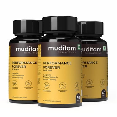 Muditam Performance Forever for Him (Pack of 3), 60 tablet(s)