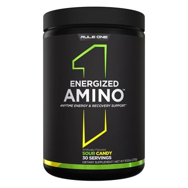 Rule One Energized Amino, 0.59 lb 30 Servings Sour Candy