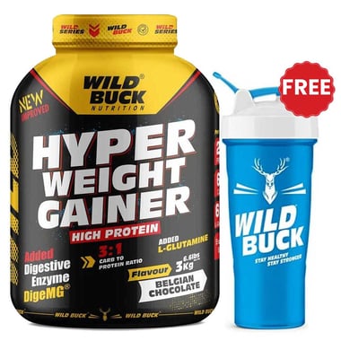 Wild Buck Hyper Weight Gainer, 6.6 lb Belgian Chocolate
