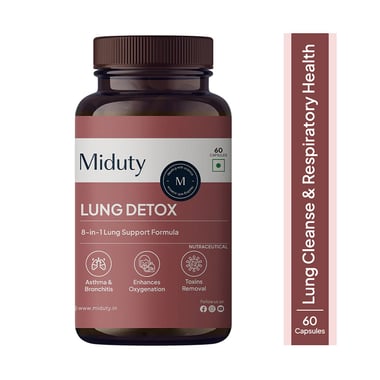 Miduty Lung Detox, 60 capsules