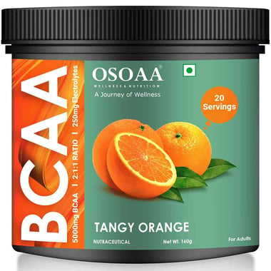 Osoaa BCAA, 0.35 lb 20 Servings Tangy Orange