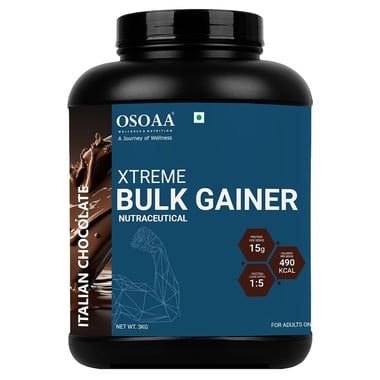 Osoaa Xtreme Bulk Gainer, 6.6 lb Italian Chocolate