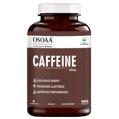 Osoaa Caffeine 200mg,  120 tablet(s)  Unflavoured 