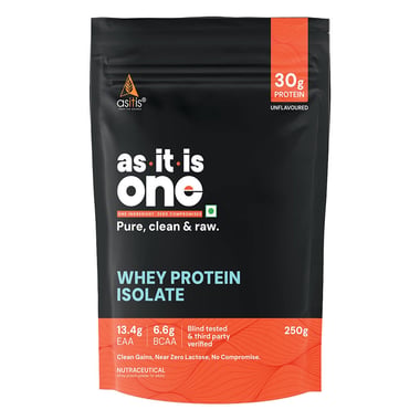 AS-IT-IS Nutrition ONE Whey Protein Isolate, 0.55 lb Unflavoured