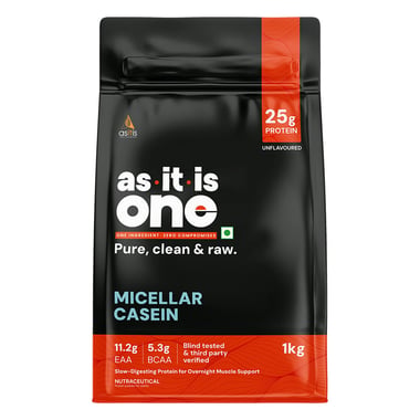 AS-IT-IS Nutrition One Micellar Casein, 2.2 lb Unflavoured