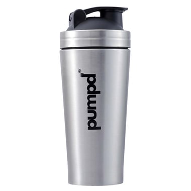 Pumpd Steel Shaker, Silver 750 ml