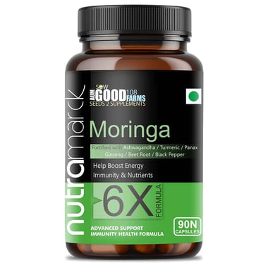 NutraMarck Moringa 6X,  90 capsules 