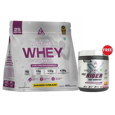 Helixlabz Active Whey Protein, 2 lb Mango Cream