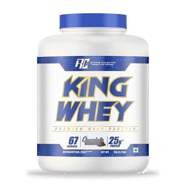Ronnie Coleman King Whey Protein,  5 lb  Chocolate Brownie 