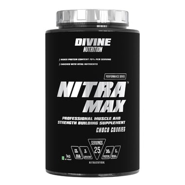 Divine Nutrition Performance Series Nitramax, 2.2 lb Choco Cookies