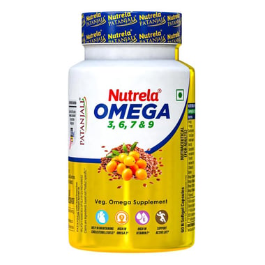 Nutrela Organic Omega 3 6 7 9, 60 veggie capsule(s)