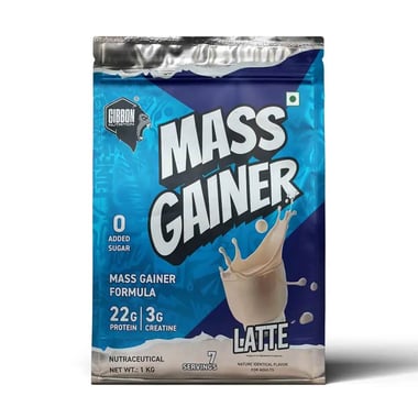 Gibbon Nutrition Mass Gainer,  2.2 lb  Latte 