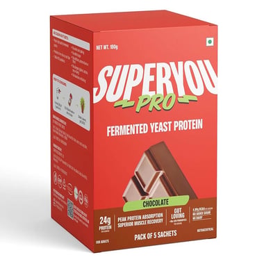 Superyou Pro Fermented Yeast Protein,  5 sachets/pack  Chocolate 