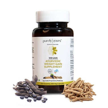 Purely Yours Ayurvedic Weight Gainer, 30 capsules