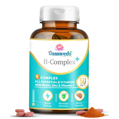 Vaamveda B-Complex, 60 tablet(s) Supplements Forte with Vitamin C and Zinc