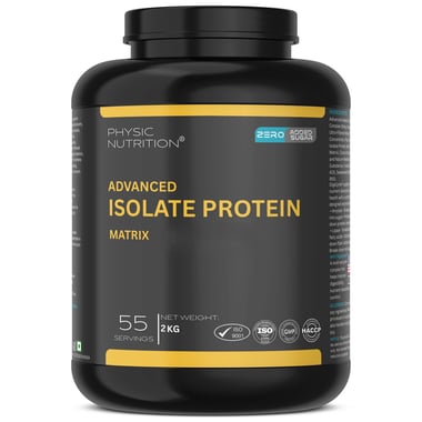 Physic Nutrition Advanced Isolate Protein Matrix, 4.4 lb Kesar Kulfi