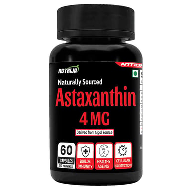 NutriJa Astaxanthin 4mg,  60 capsules 