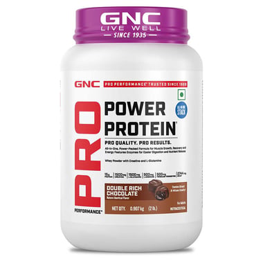 GNC Pro Performance Power Protein, 2 lb Double Rich Chocolate