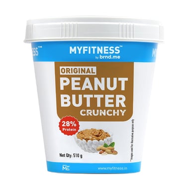 Myfitness by brnd.me Original Peanut Butter, 510 g Crunchy