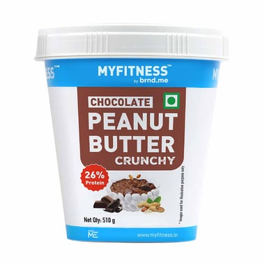 Myfitness by brnd.me Chocolate Peanut Butter, 510 g Crunchy