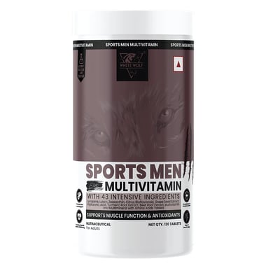 White Wolf Sports Men Multivitamin,  120 tablet(s)  Unflavoured 