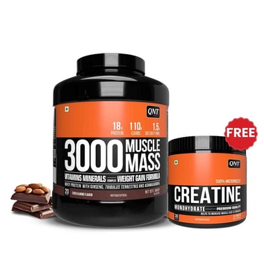 QNT Muscle Mass 3000, 6.6 lb Choco Almond