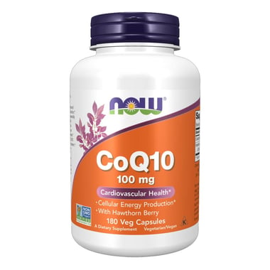 Now CoQ10 100mg, 180 capsules
