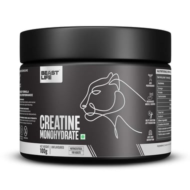 BeastLife Creatine Monohydrate,  Unflavoured  0.22 lb 
