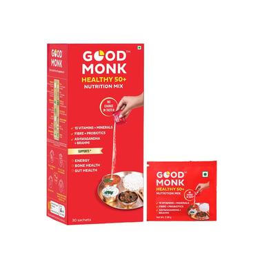 Good Monk Healthy 50+ Nutrition Mix, Unflavoured 30 sachets/pack