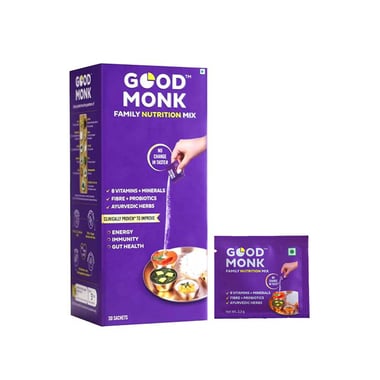 Good Monk Family Nutrition Mix, 30 sachets/pack Unflavoured