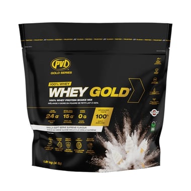 PVL Whey Gold,  4 lb  Vanilla Soft Serve Supreme 