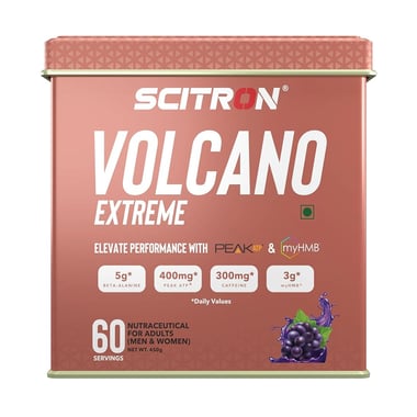 Scitron Volcano Extreme Pre-Workout,  0.99 lb  Grape 