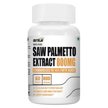 NutriJa Saw Palmetto Extract 800mg, 60 capsules