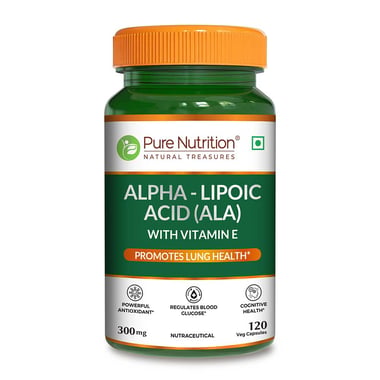 Pure Nutrition Alpha-Lipoic Acid (ALA),  120 veggie capsule(s) 