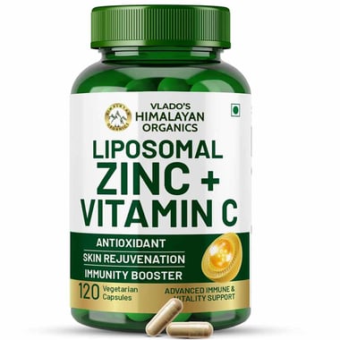 Vlado's Himalayan Organics Liposomal Zinc with Vitamin C, 120 tablet(s)