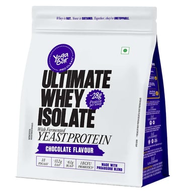 Yogabar Ultimate Whey Isolate, 1.1 lb Chocolate