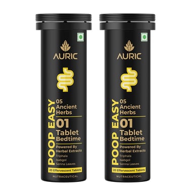 Auric Poop Easy Effervescent, 40 tablet(s)