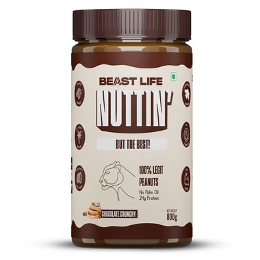 BeastLife Peanut Butter, 800 g Chocolate Crunchy
