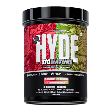 ProSupps Hyde Signature Pre Workout, 0.87 lb Dual Tub - Strawberry Watermelon